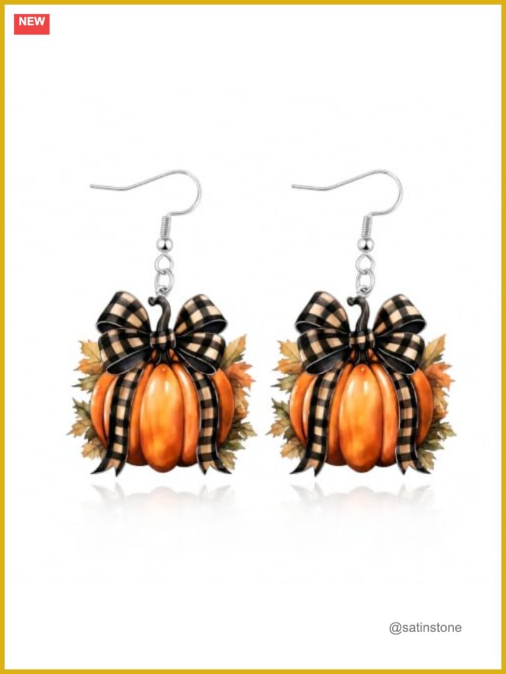Fall Leaf Dangle Earrings French Wire Thanksgiving Jewelry for Women